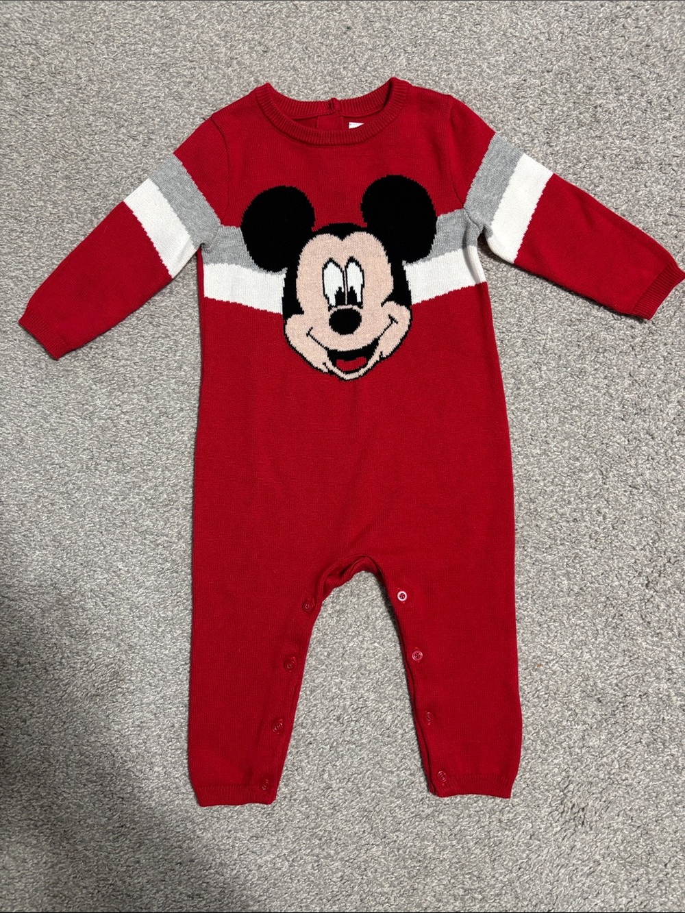 Disney Mickey Mouse Knit One-Piece Romper